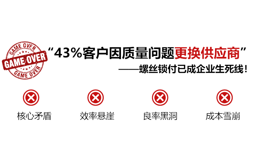 M1.4微型螺絲鎖付良率暴跌至78%，澤達(dá)工業(yè)4.0方案如何3倍提效破局？